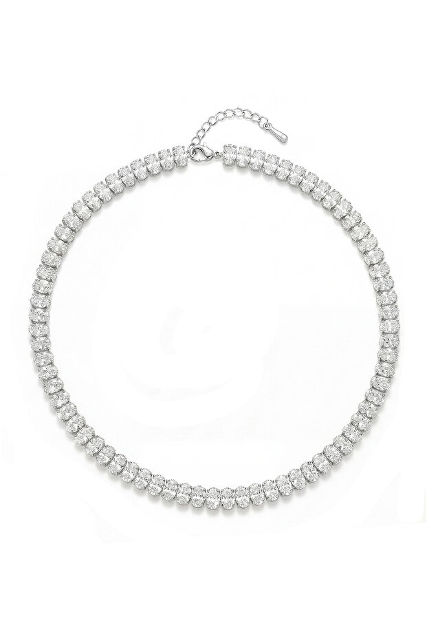 6mm | choker oval cut waterway necklace