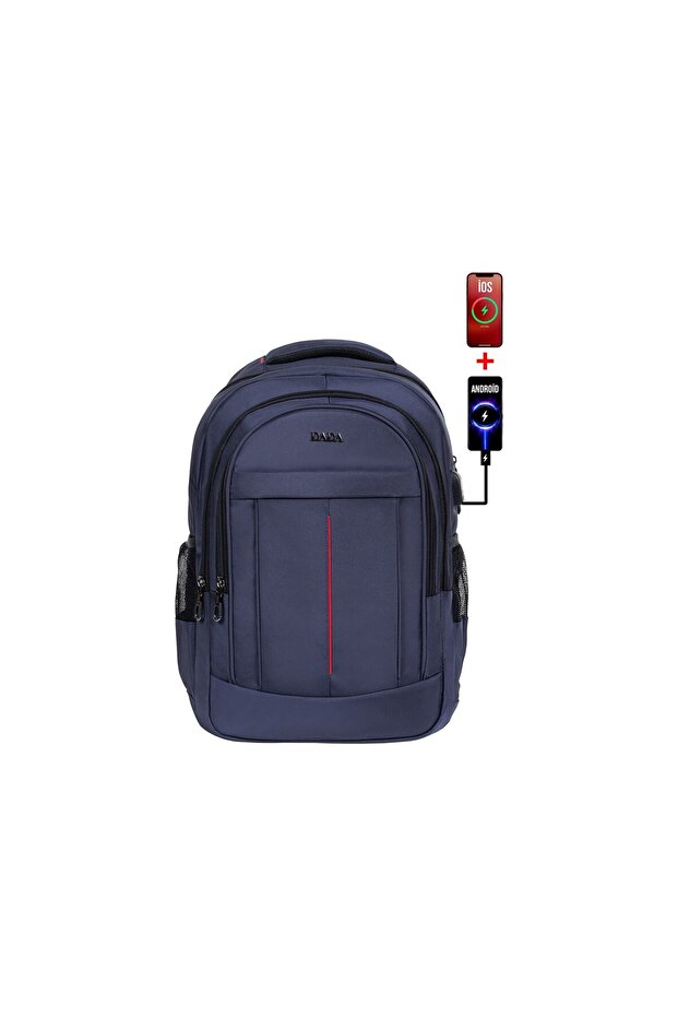 Unisex Waterproof Daily Backpack with Pockets