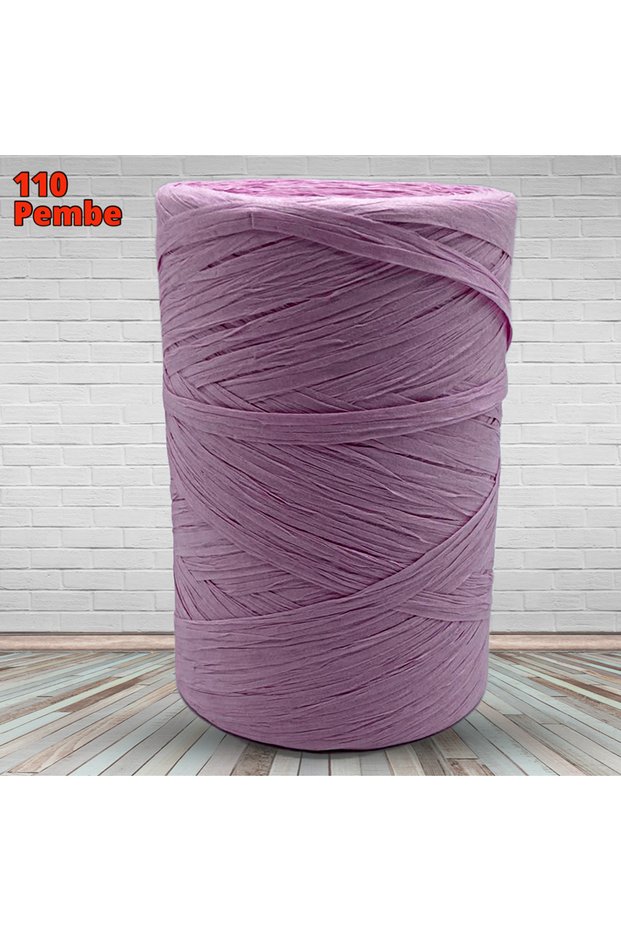 Raffia Yarn Soft Raffia 150 Grams 110 Pink