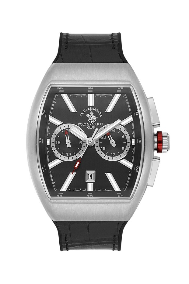 Santa Barbara Polo & Racquet Club Silicone Cord Male Wrist Watch 5Atm Essa-Sb.1.10607-2