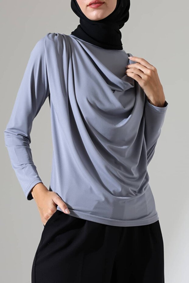 Women's Sandy Degaje Collar Long Sleeve Blouse