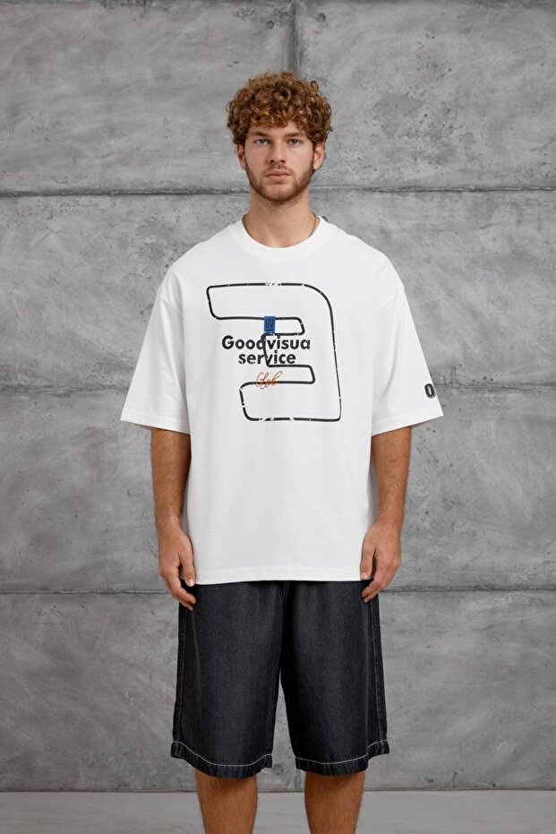 Men's Oversize Crew Neck Cotton T-Shirt