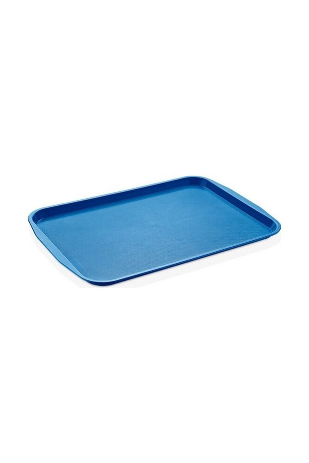 Gastro Plast Gt-2736 Blue Abs Serving Tray 27X36 cm | Unbreakable, Bpa-Free, Suitable for Industrial Use