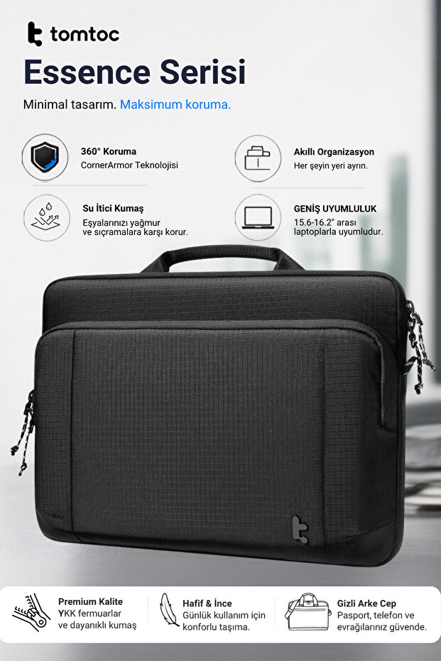 Essence A34 16 Inch Black MacBook Pro Case - A34F3D1