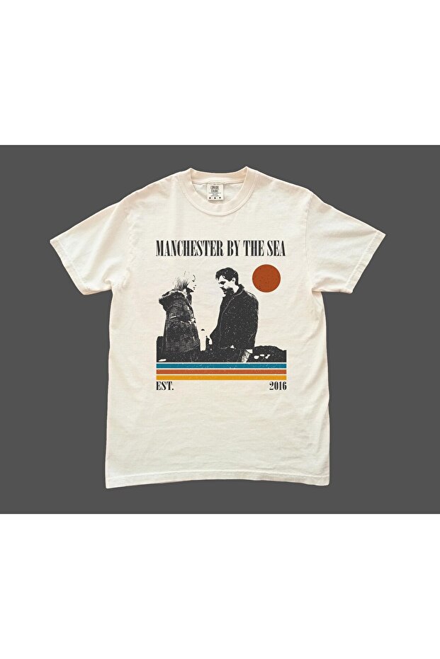 Manchester by Sea Printed Unisex Oversize T-Shirt