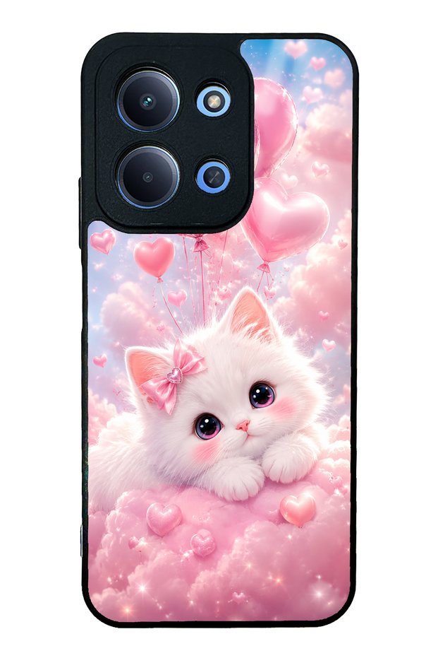 Xiaomi Redmi 15C Cupid Cloud Kitty Design Glossy Phone Case