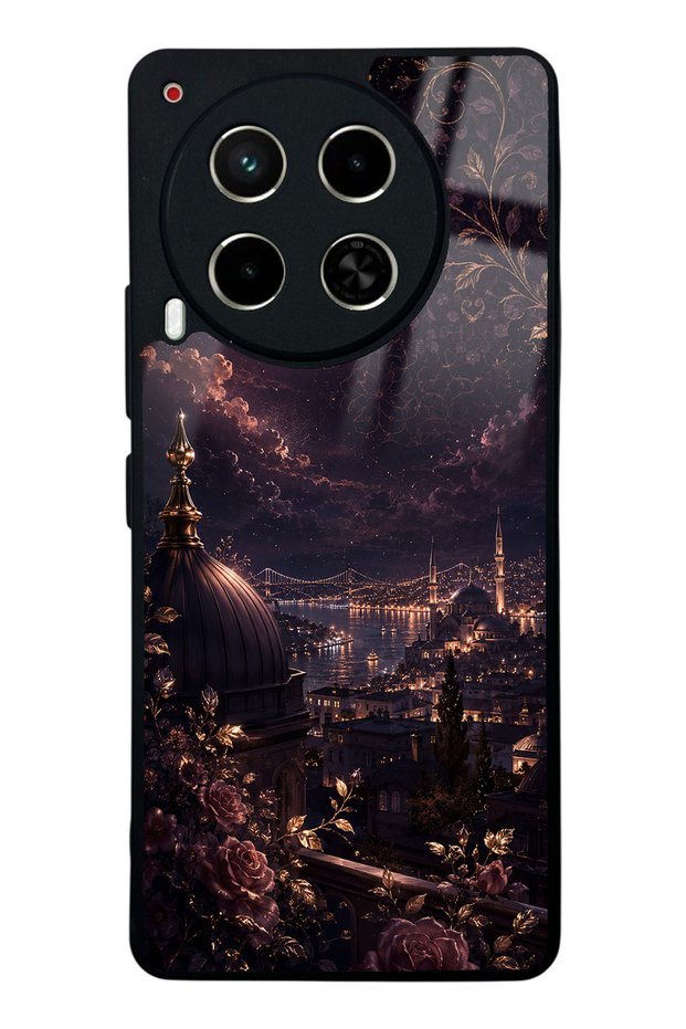 Tecno Camon 30 Rosewood Bosphorus Night Design Glossy Phone Case