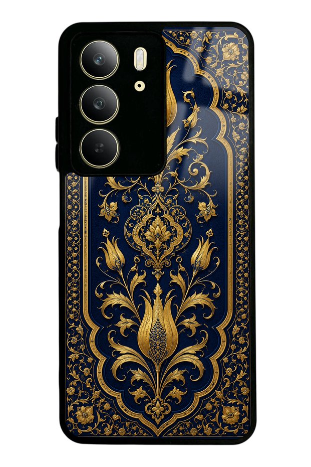 Realme C75 Sapphire Ottoman Gold Design Glossy Phone Case