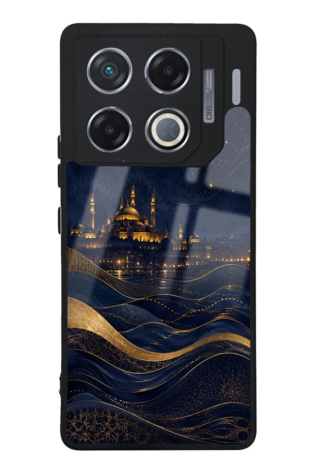 Infinix Gt 20 Pro Golden Crescent Bosphorus Design Glossy Phone Case