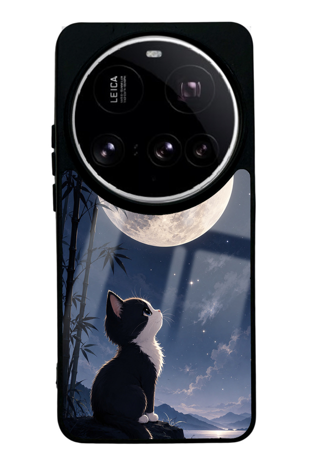 Xiaomi 15Ultra Moon Guardian Kitty Design Glossy Phone Case