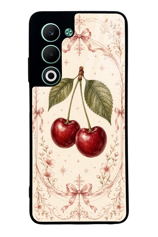 Oppo A5 5g Glossy Phone Case with Vintage Cherry Blossom Design