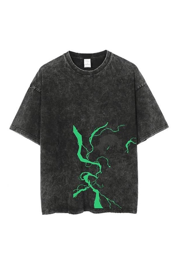 Calle Unisex Colorful Oversize Printed T-Shirt Streetwear Comfortable Fit Daily Premium