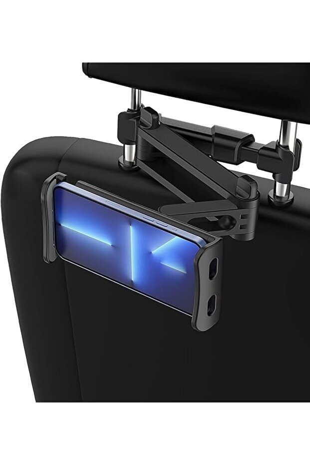 Car Headrest Backseat Mount,Car Backseat Seat Mount Holder Universal 360° Rotating Adjustable