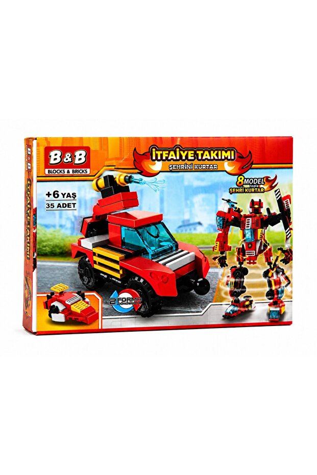 Fire Brigade Block / Lego Set - Block 8616-7