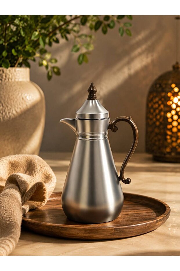 ترمس شاى او قهوة استيل 1لتر