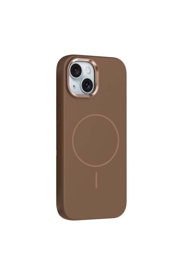 iPhone 14 Case Slim Magsafe Ring Camera Raised Silicone Senk