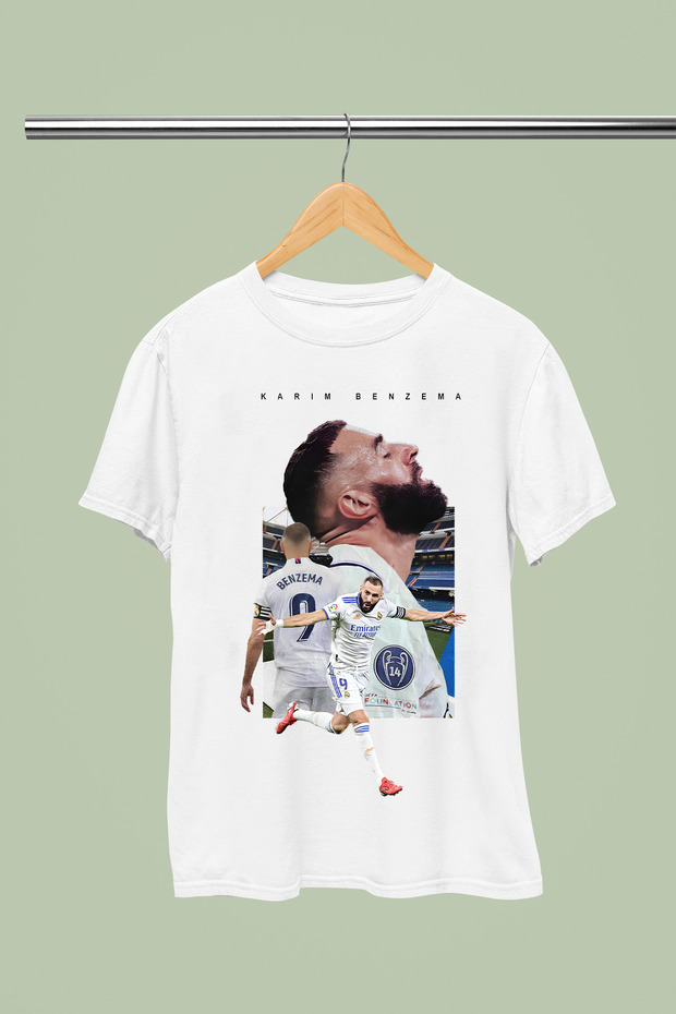 Karim Benzema Printed Cotton Short Sleeve Regular Fit Youth and Children T-Shirt