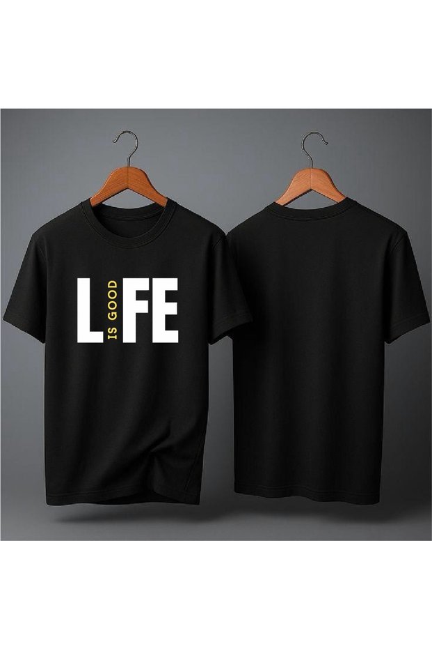 Life Printed Oversized T-Shirt