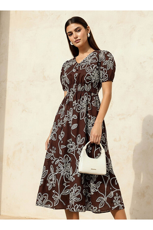 SCHIFFLY PRINTED DRESS