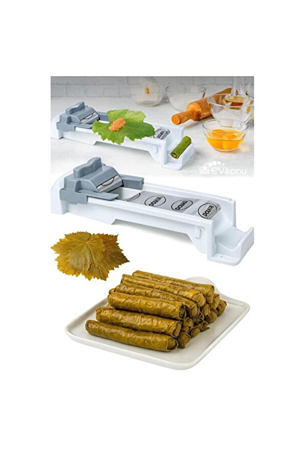 3-Stage Adjustable Leaf Wrapping Machine Practical Stuffing Apparatus