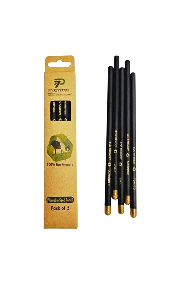 Premium Ecofriendly Plantable Seed Pencil (Pack of 5)
