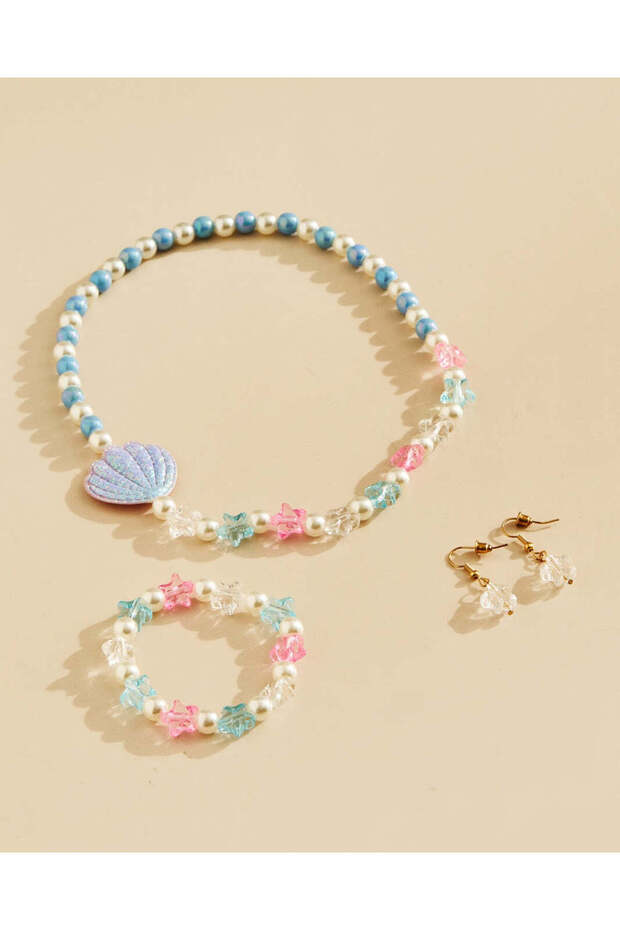 Girls Multicolour Jewellery Set 3 Piece