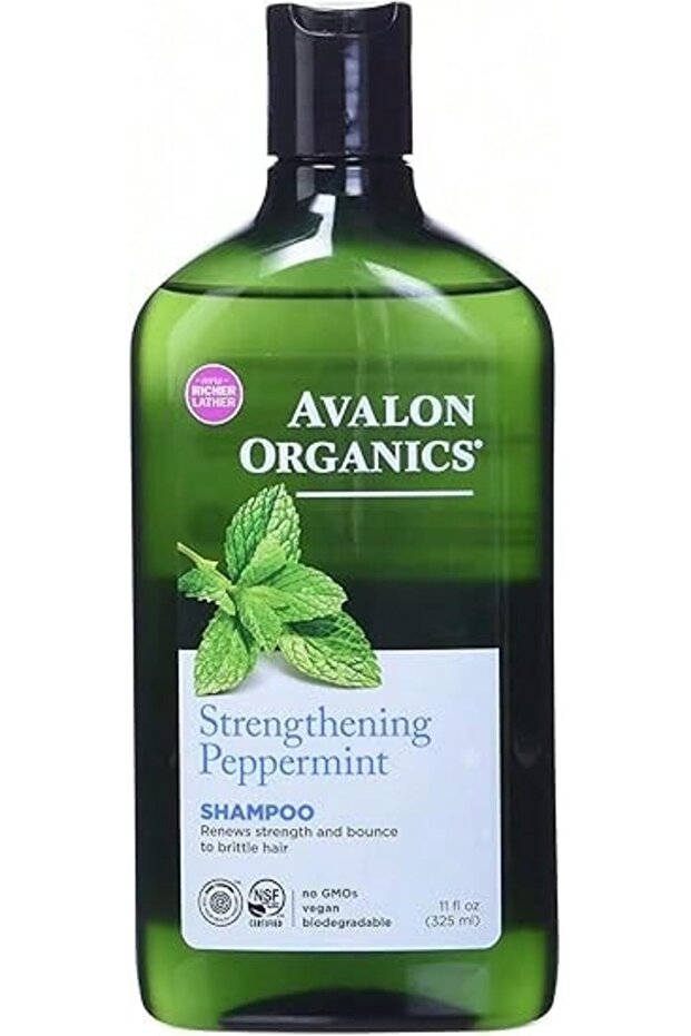 -STRENGTHENING PEPPERMINT SHAMPOO 11oz