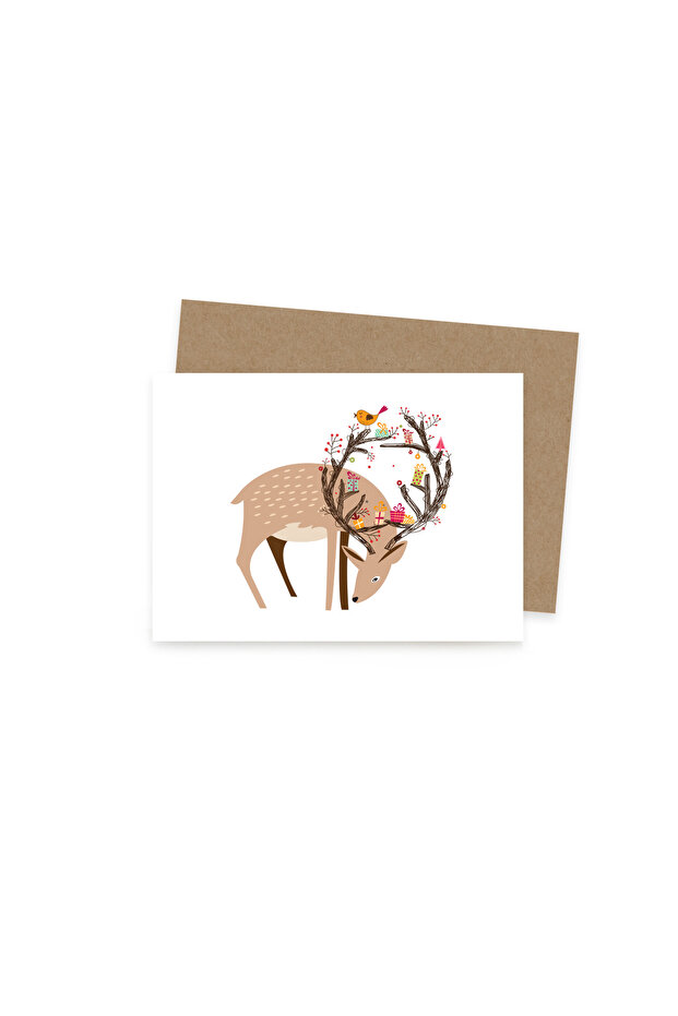 مجموعة بطاقة التهنئة وظرفها من Deer's Dream