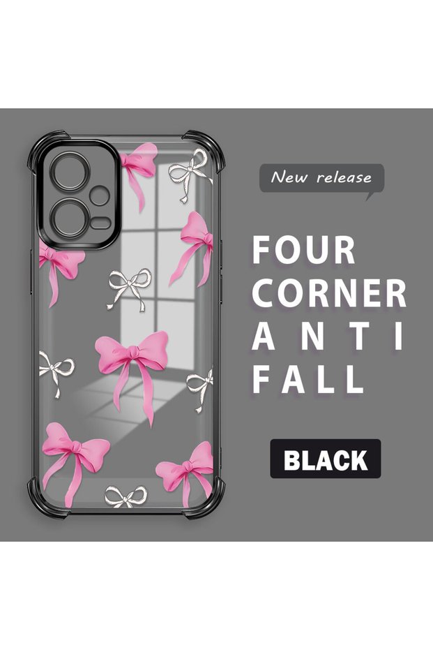 Xiaomi Redmi Note 12 5g Compatible Transparent Back Cover Four Corners Reinforced Impact Protection Silicone Case