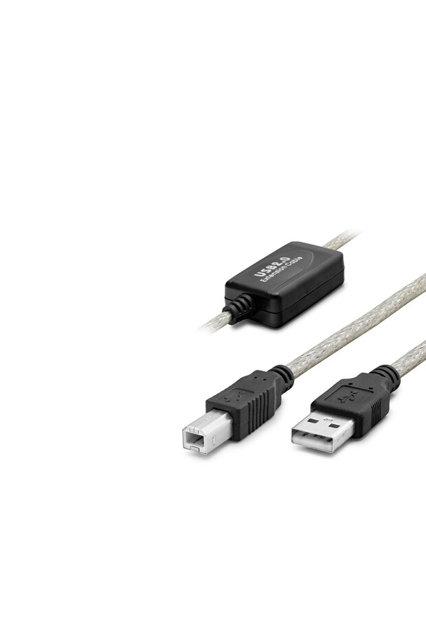 10Mt Silver Black USB Printer Cable for Office Home Office Devices