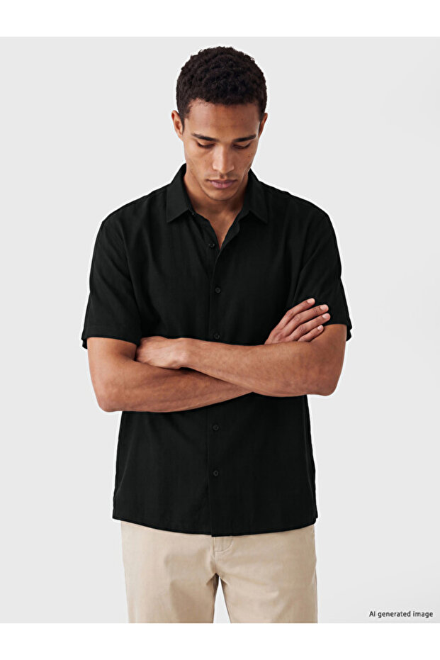 Esvab • Modern & Distinctive Standard Fit Dobby Men's Shirt
