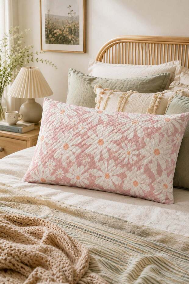 غطاء وسادة مبطن مزخرف 50x70 سم 6EAD7