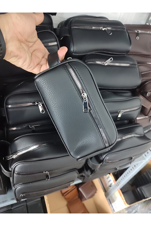 Multi-Purpose Sports Handbag with Two Zippers