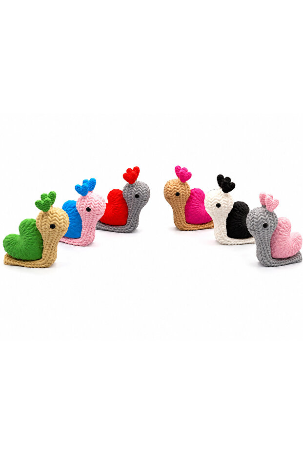 Cute Heart-Shaped Snail Decorative Figure | Desktop, Bookshelf, Shelf, and Home Decor