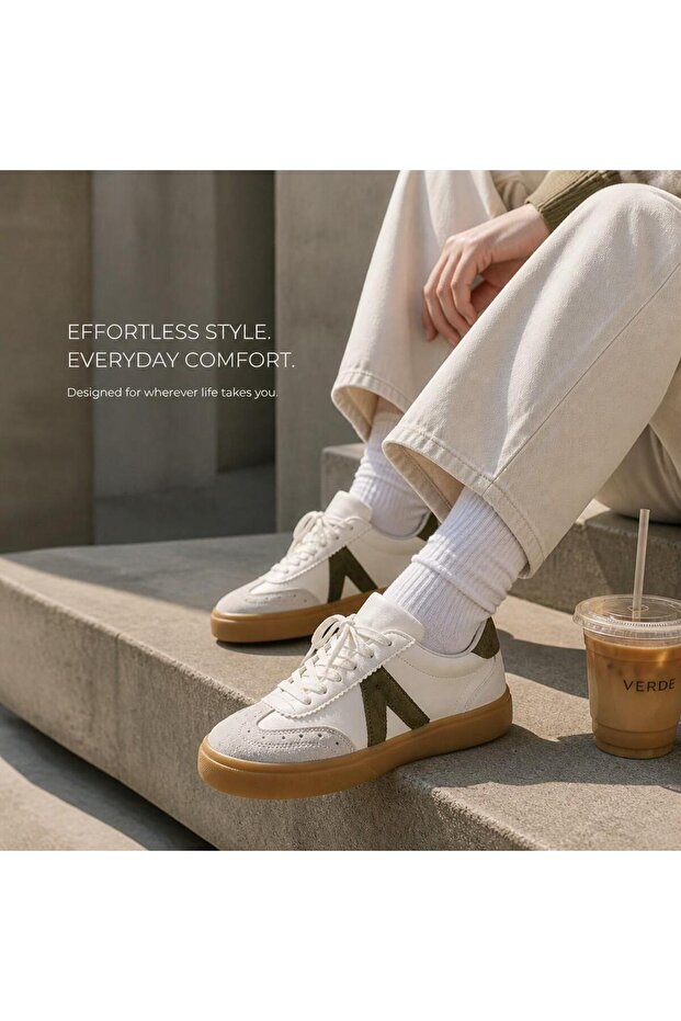 K15-57126 Women's Leather/Pu Premium Sneaker Shoes
