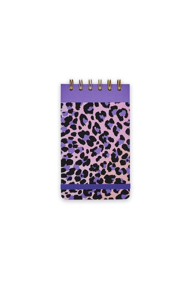 9X15 Spiral Leopard - Pink Mauve
