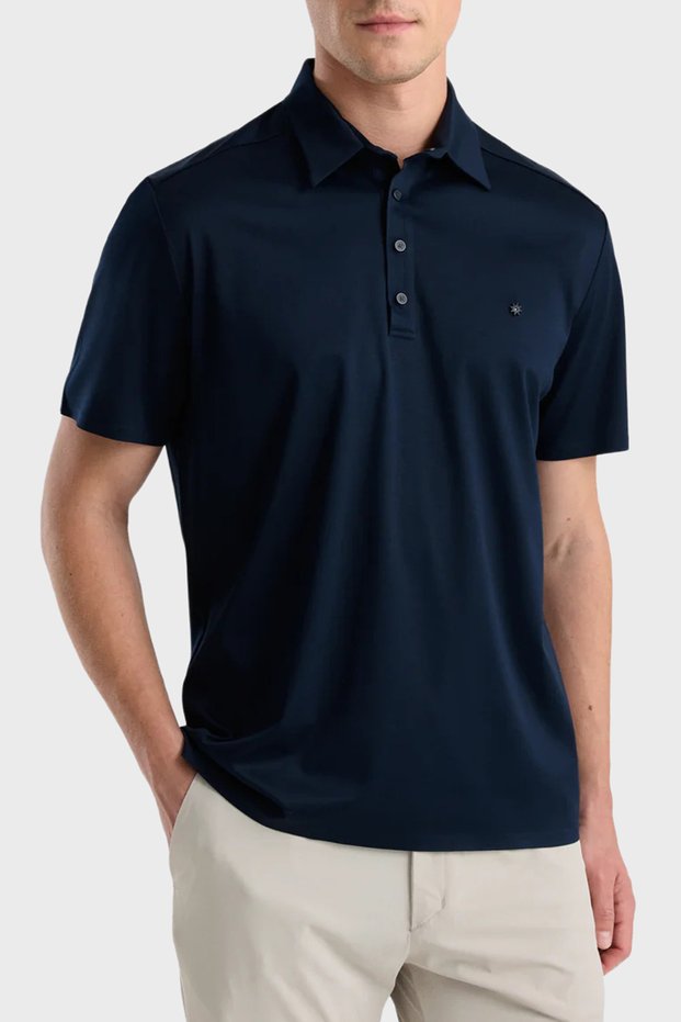 Logoed 100% Cotton Regular Fit Buttoned Polo Men's Polo Isr3303 Drnvy