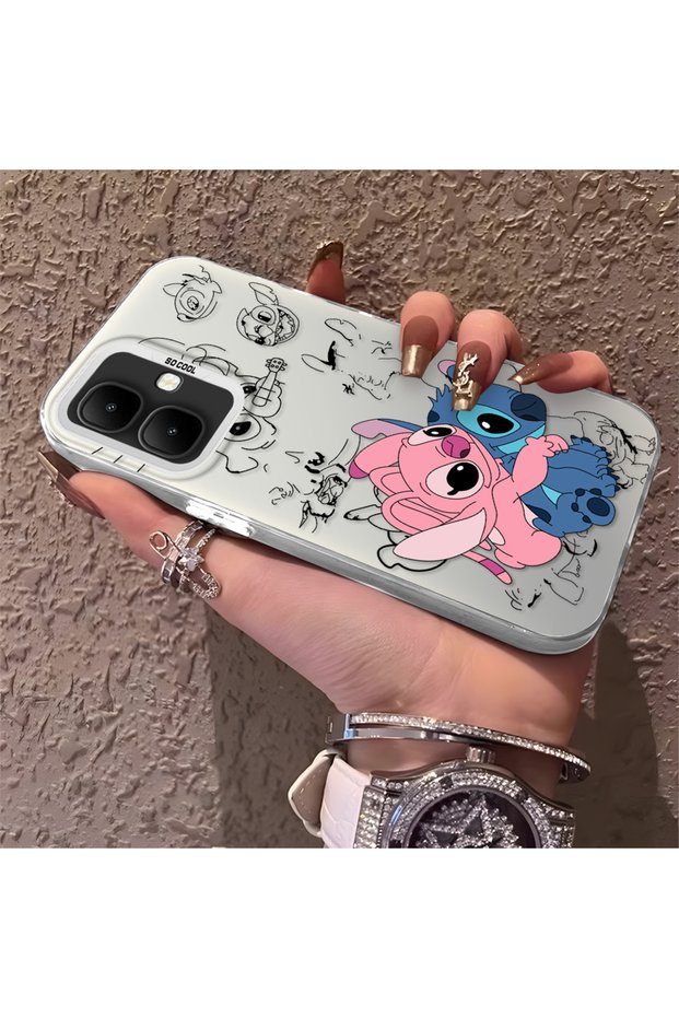 Infinix Smart 10 Compatible High-Quality Cartoon Printed Case, Stylish Multi-Faceted Full Protective Cover