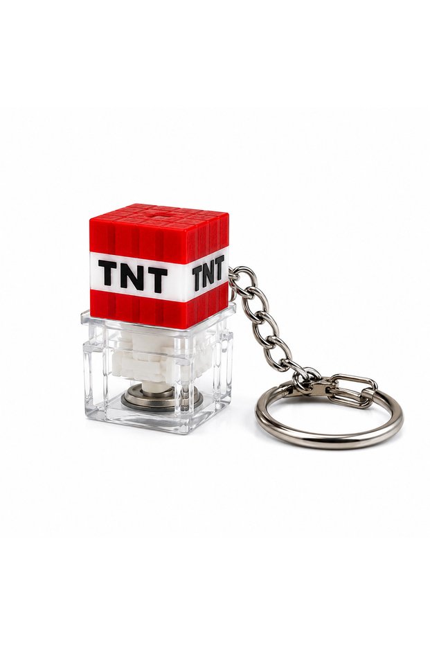 Lighted Keychain with Led Figure That Lights up When Pressed, Keychain Bag and Accessories