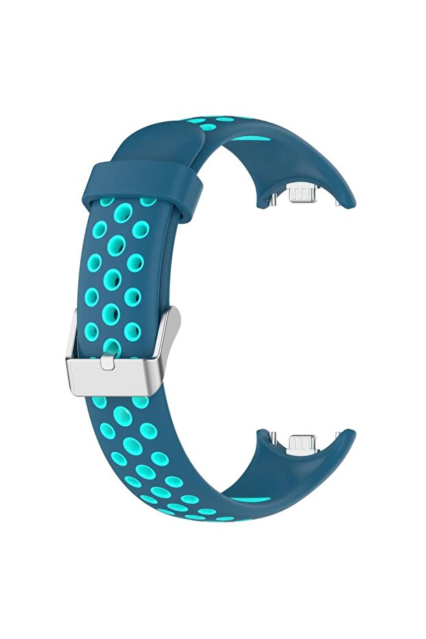 for mi band 10 9 8 Blue Light Green Silicone Strap for Xiaomi Mi Band 8 9 10 Smart Watch Sport Strap
