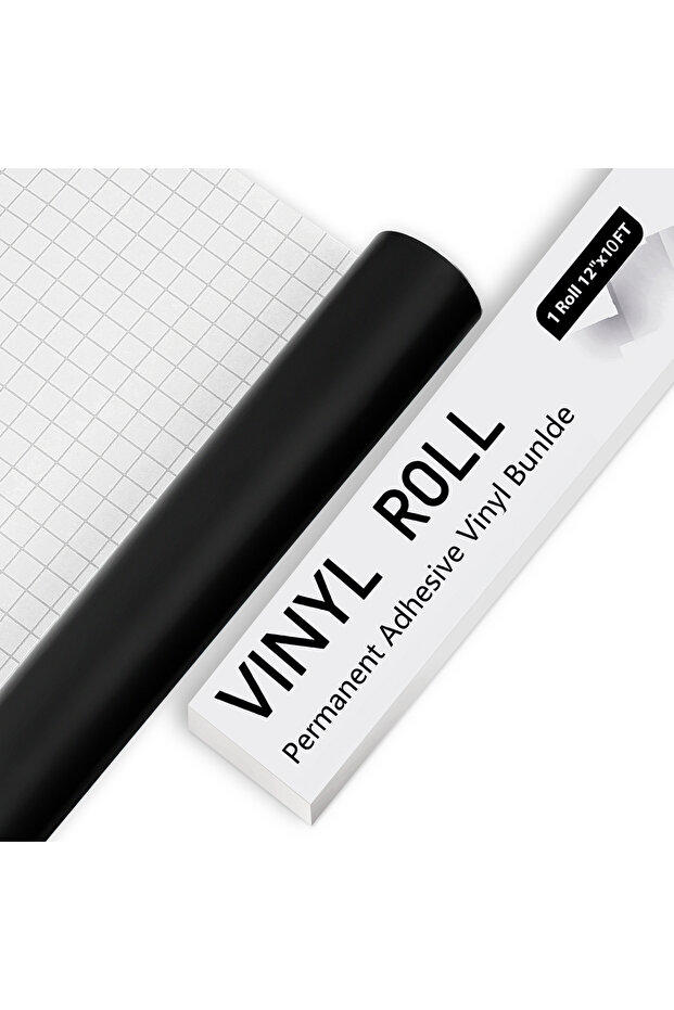 Adhesive Vinyl Roll Matte Black Film Widely Used for Car, Laptop, Home Decoration, Bike, Phone, Auto Parts