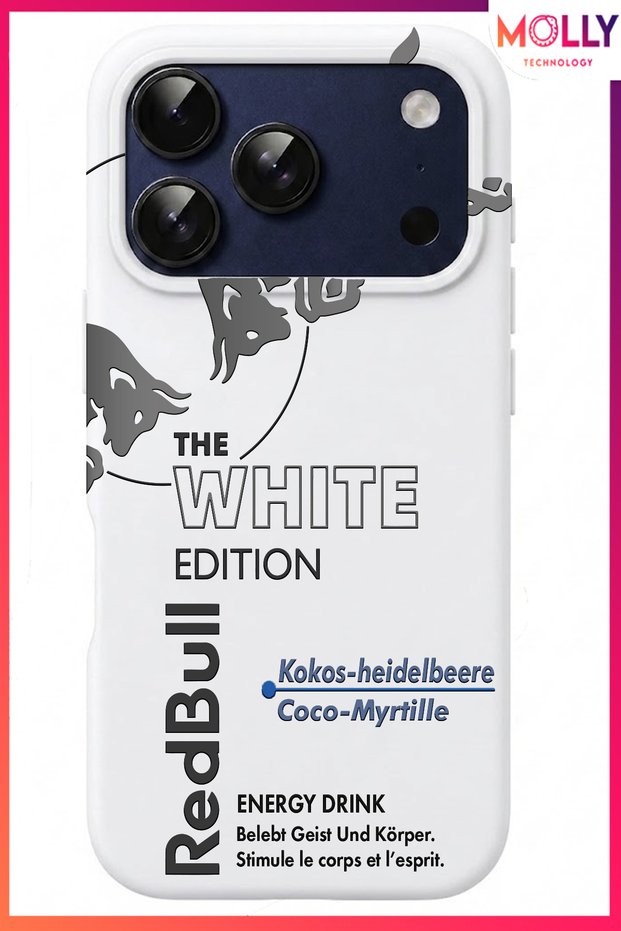 White the White Edition Patterned Inside Velvet Silicone Case for iPhone 17 Pro