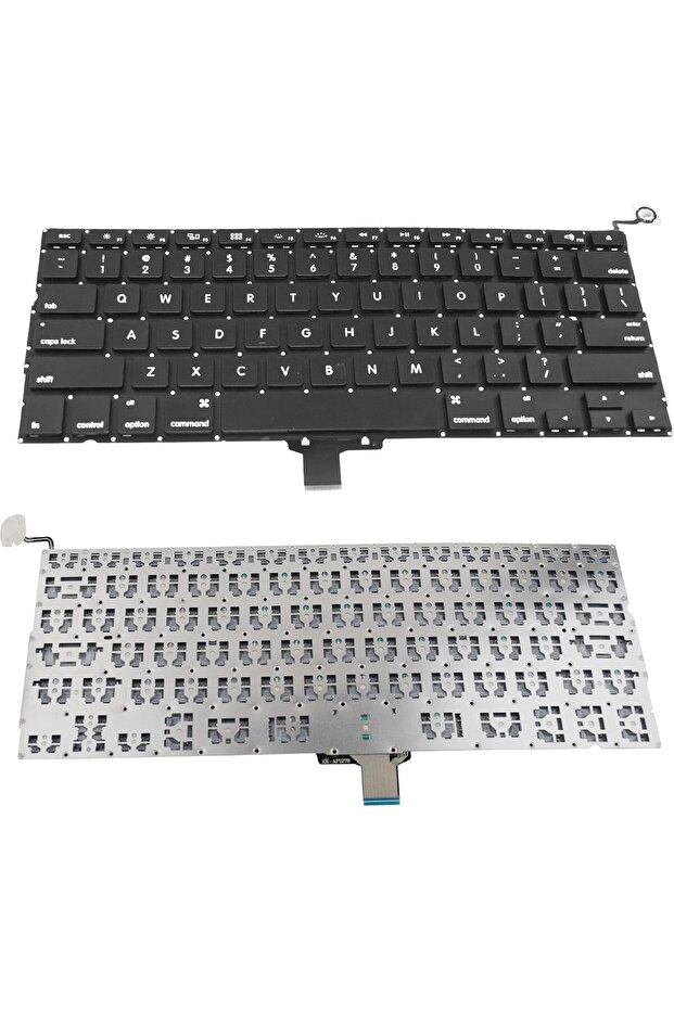 a22 New A1278 Keyboard Replacement Without Backlight Backlit for MacBook Pro 13" US Layout MD313 MD314 MC374 MC375 MB466 MB467 MC700 MC724 MB990 MB991 MD101 MD102 Series 2009-2015 Years
