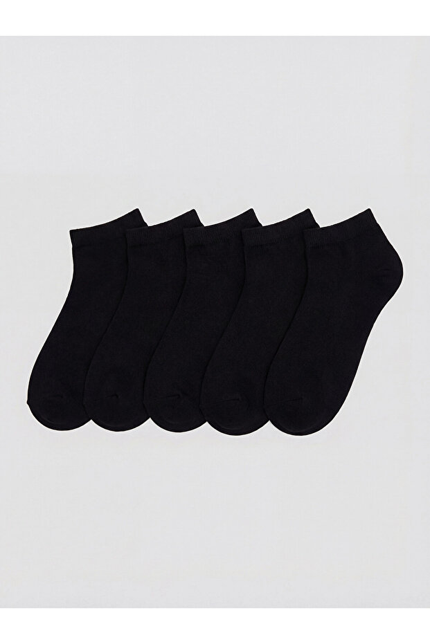 جوارب LCW ACCESSORIES للرجال باللون الأسود مكونة من 5 قطع