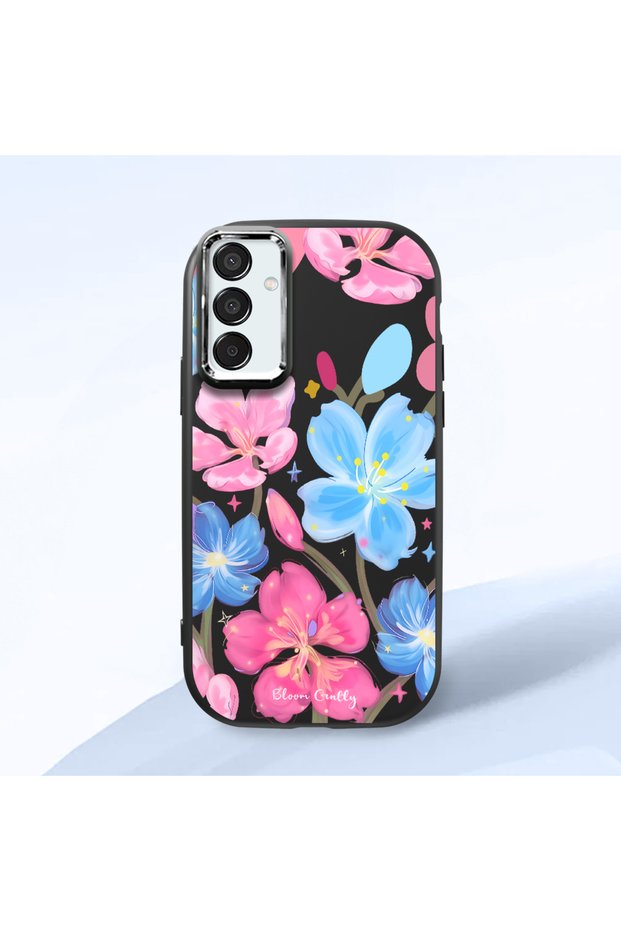 Samsung Galaxy M15 Compatible Black Silicone Case with Shock-Absorbing Camera Protections