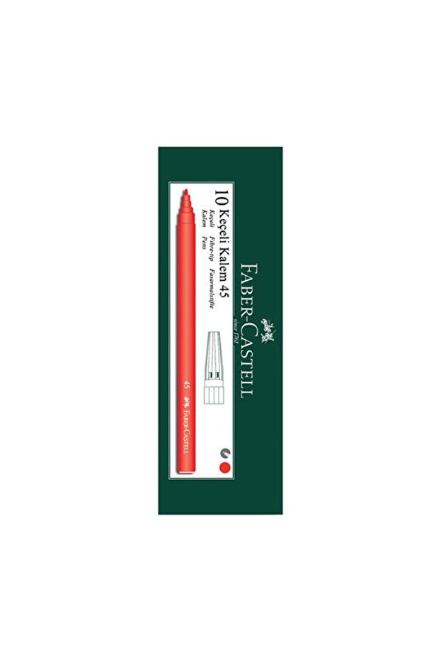 Faber-Castell 10-Pack Red Felt-Tip Pen