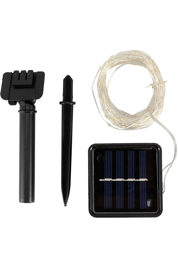 10m 100LED solar copper string garden.