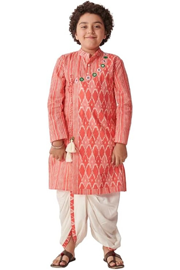 Pspeaches Boys 1 Kurta, 1 Dhoti