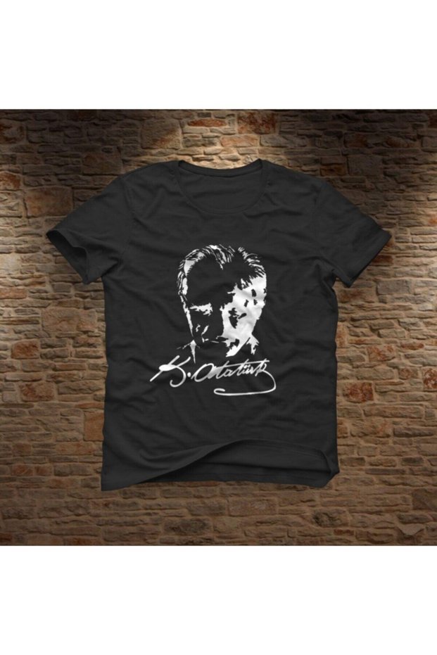 Unisex Kids' Ataturk Printed T-Shirt-Sm
