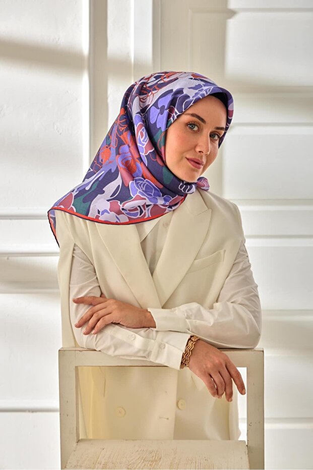 Twill Silk Scarf 11483-14
